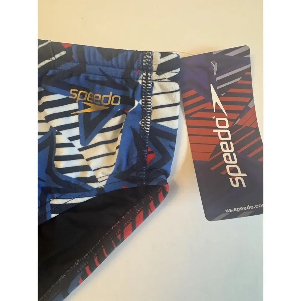 Speedo Endurance Overdrive True Cobalt Swim Briefs Men’s 32 NWT